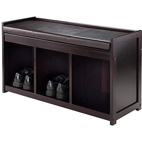 Winsome Addison Bench  374 W X 135 D X 2087 H  Espresso