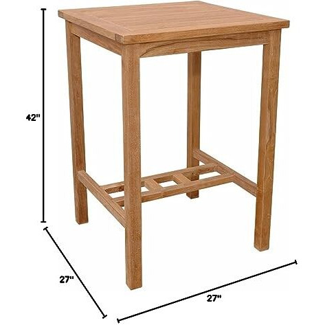 Anderson Teak Avalon 27"" Square Bar Table