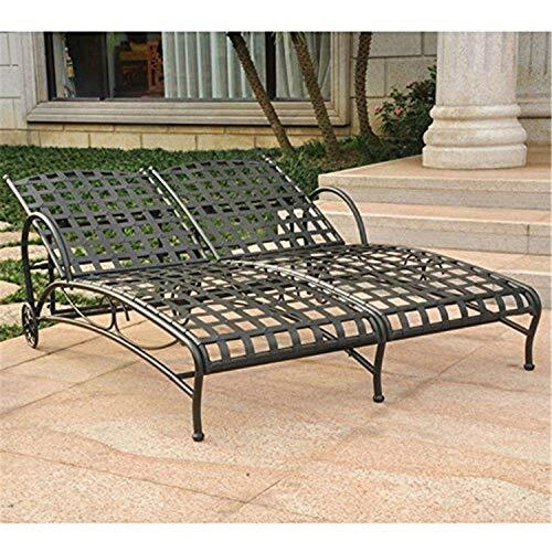 Santa Fe Nailhead Double Multi Position Chaise Lounge