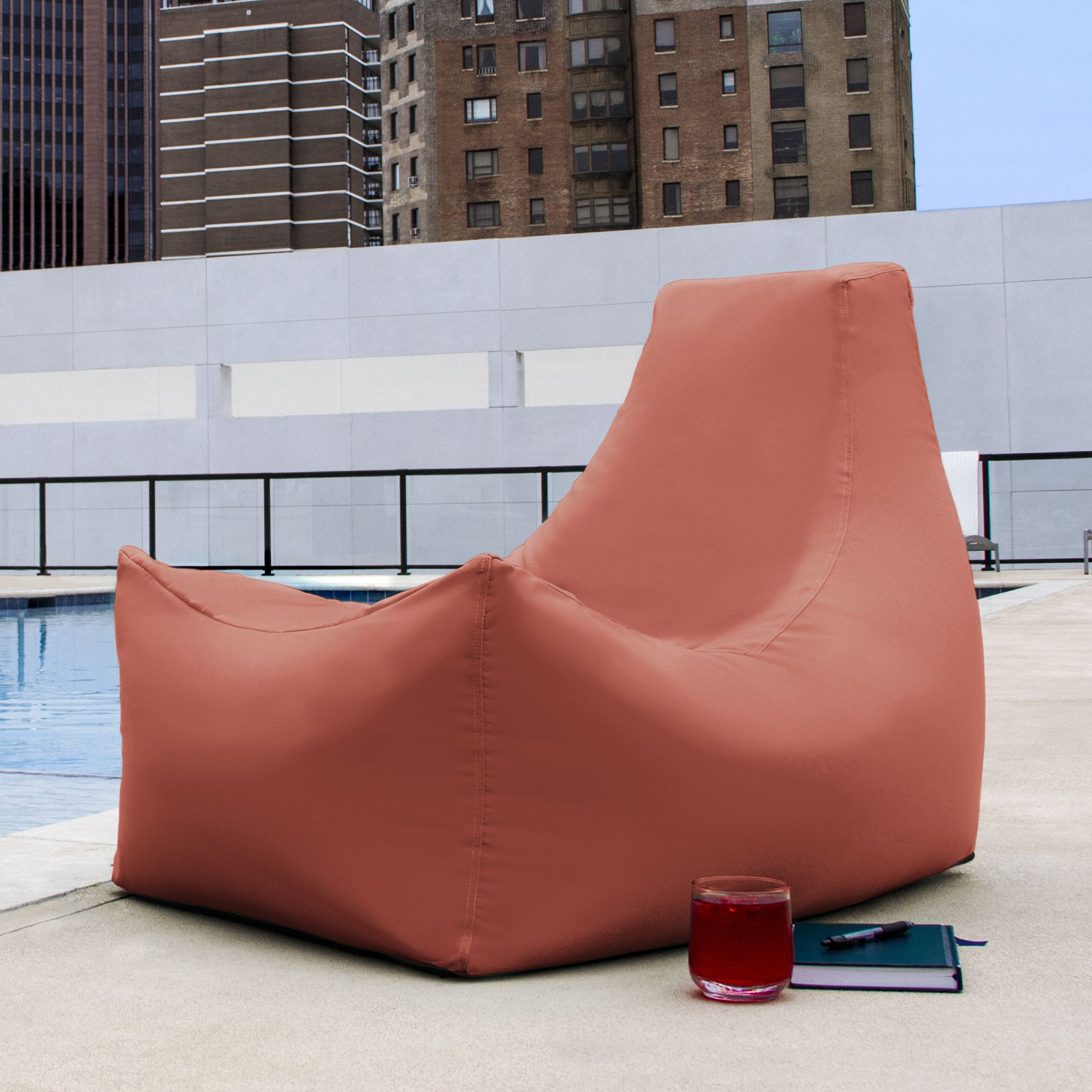 Jaxx Juniper Outdoor Bean Bag Patio Chair  Flamingo