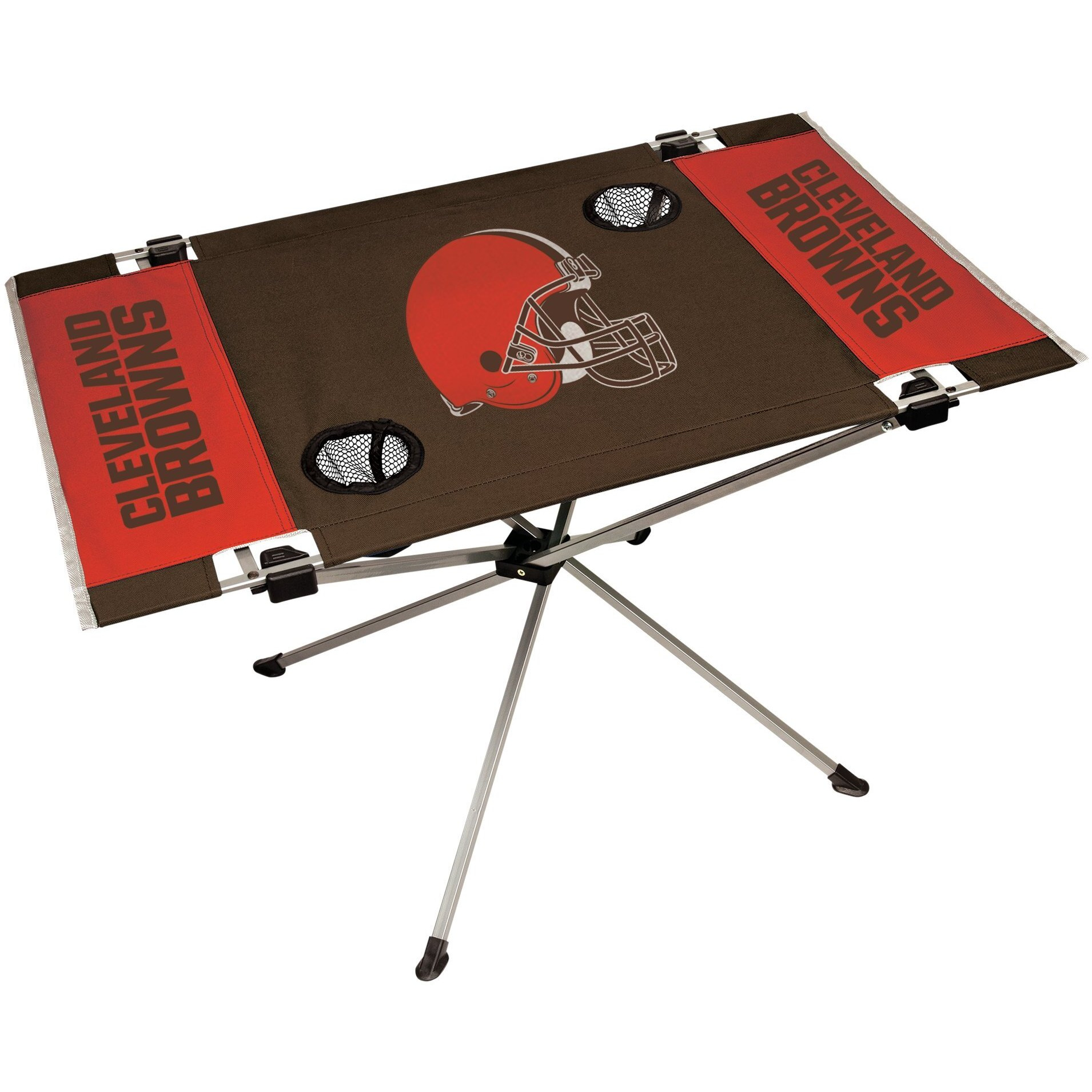 Nfl Portable Folding Endzone Table  31.5 In X 20.7 In X 19 In  Cleveland Browns