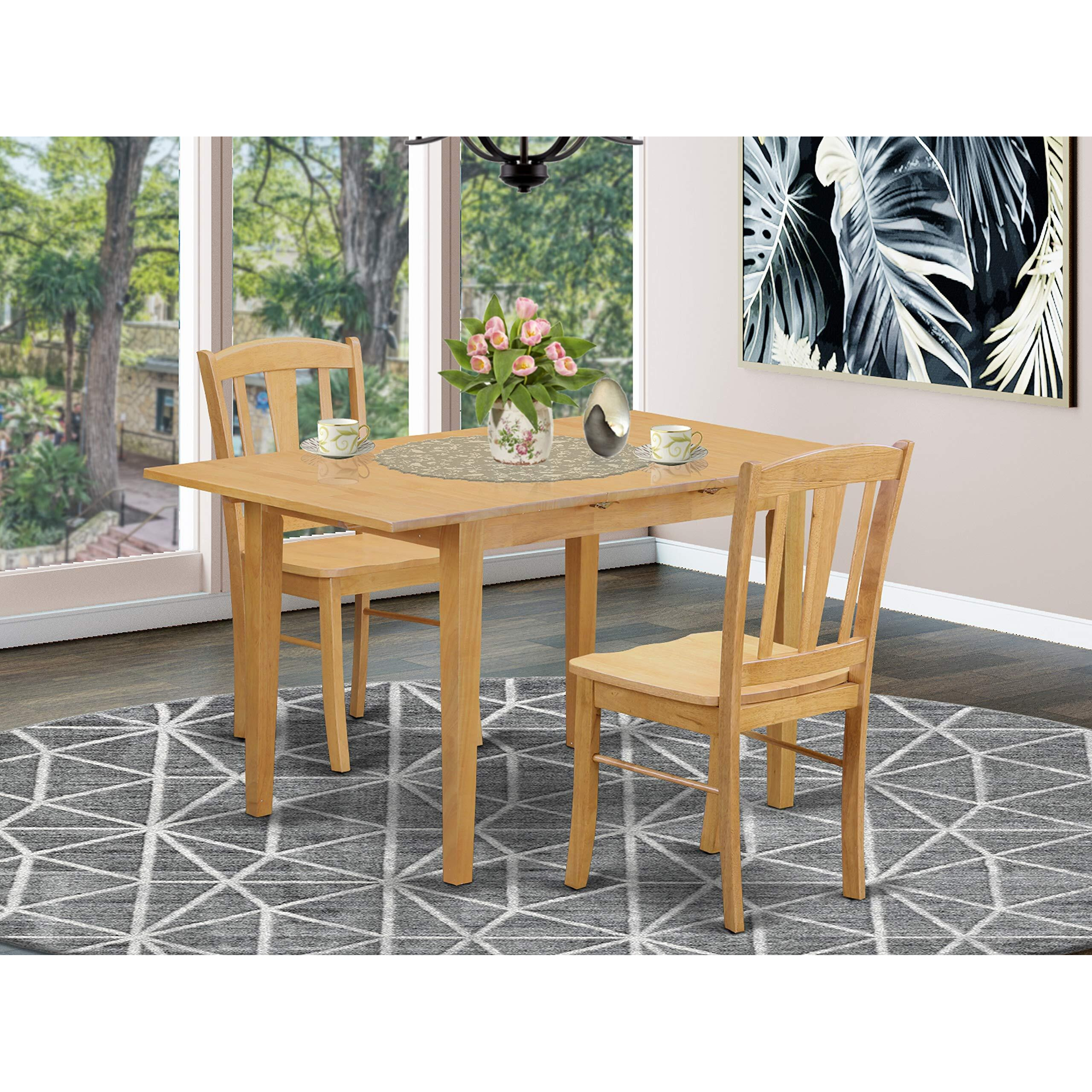 3  Pc  Dining  Room  Set  -  Dining  Table  For  Small  Spaces  And  2  Dining  Chairs