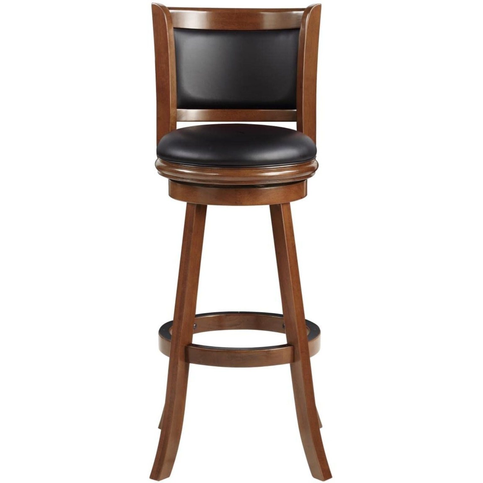 Boraam Augusta 34"" Extra Tall Swivel Bar Stool  Cherry