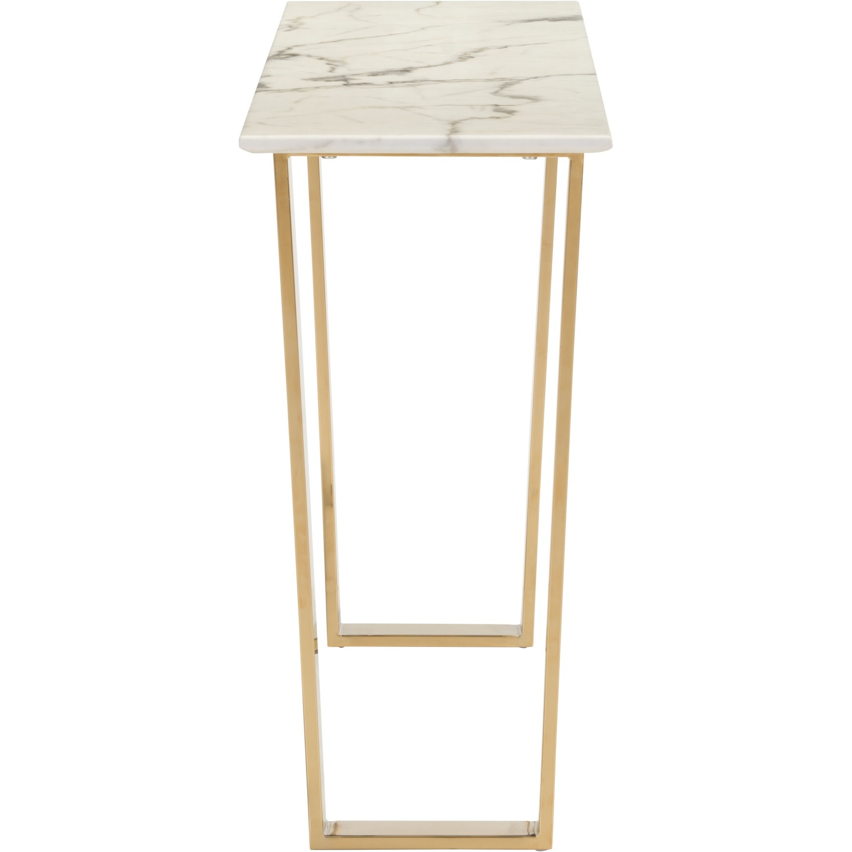 Atlas Console Table White And Gold