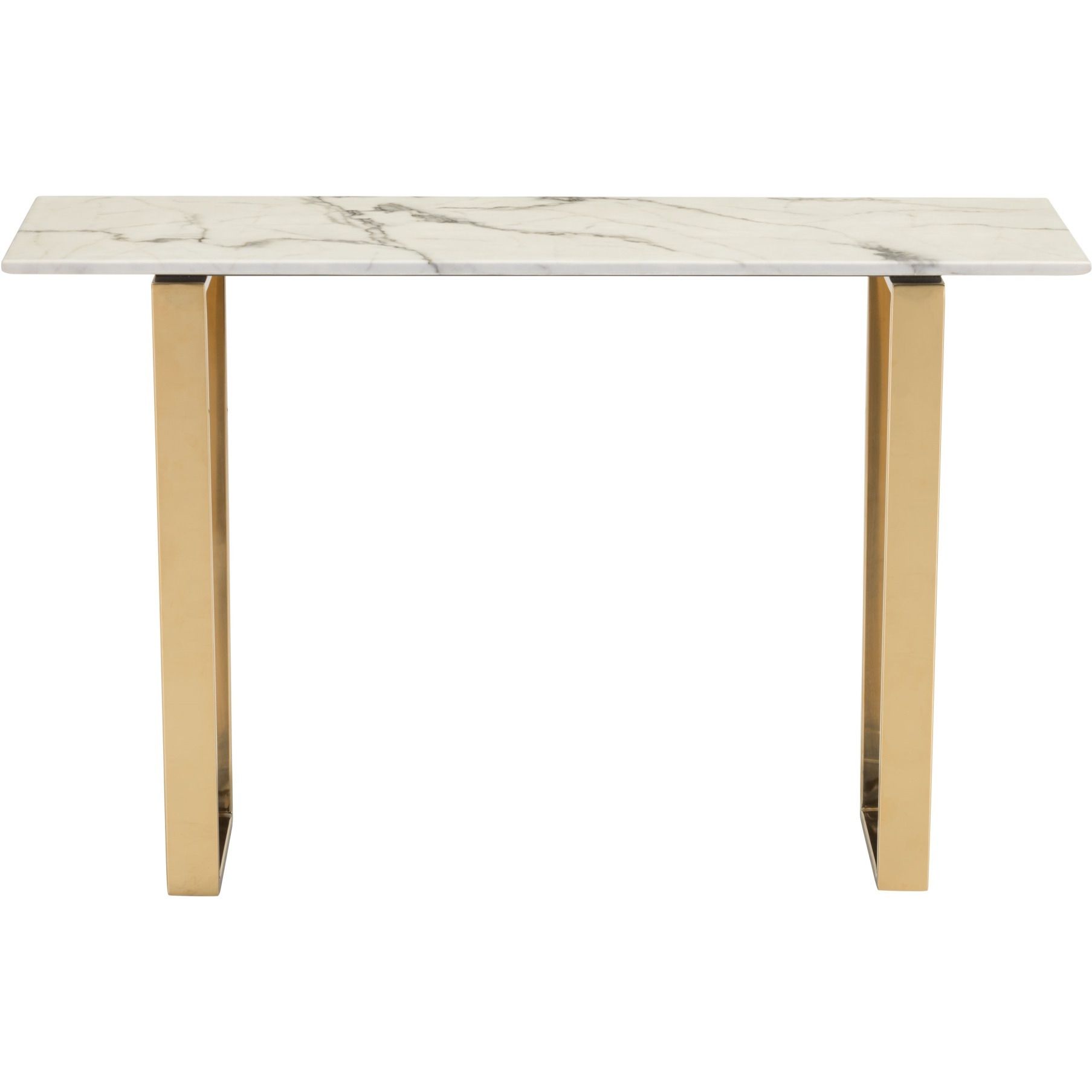 Atlas Console Table White And Gold