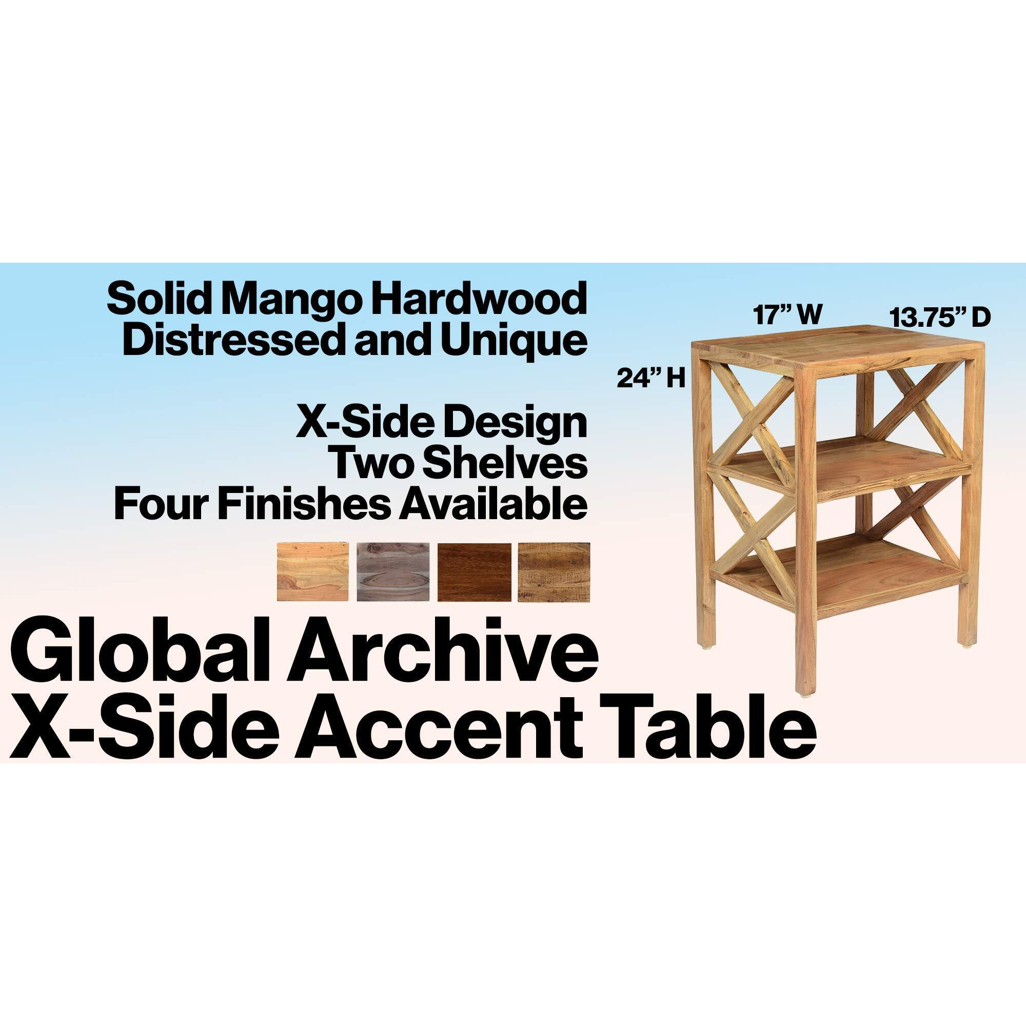 Jofran Inc. Global Archive X-Side Accent Table