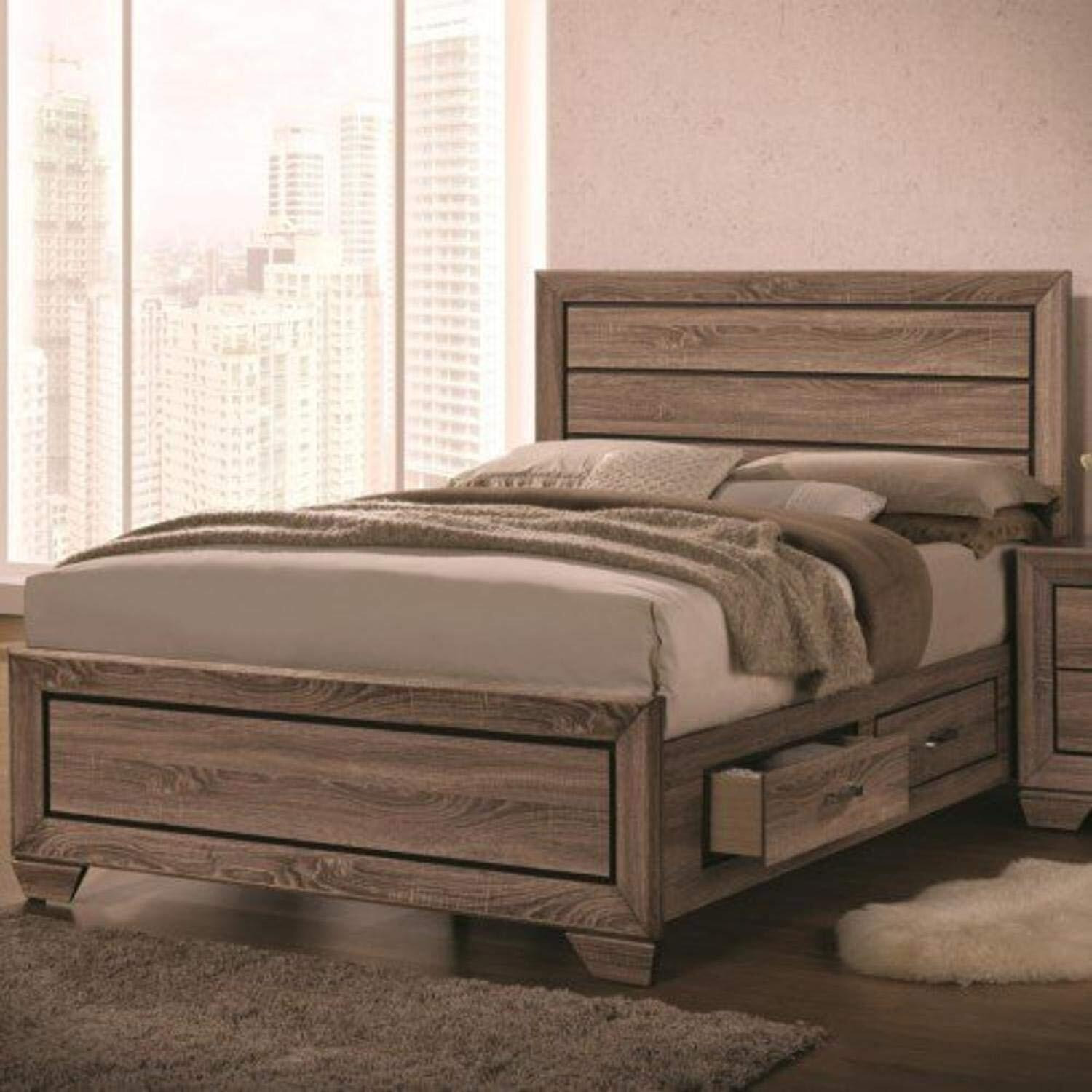 California King Storage Bed