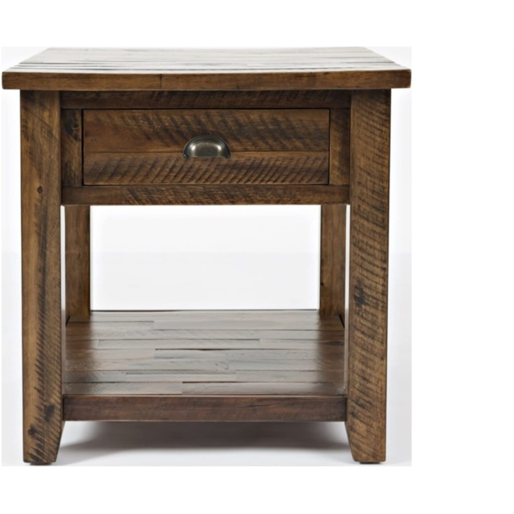 Jofran Inc. Artisan's Craft Farmhouse Solid Acacia End Table