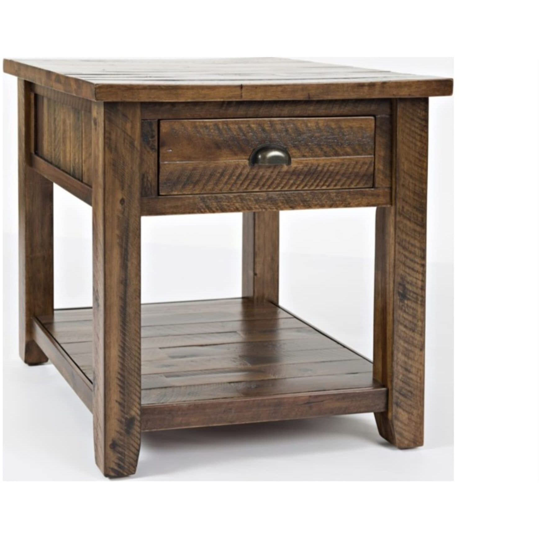 Jofran Inc. Artisan's Craft Farmhouse Solid Acacia End Table