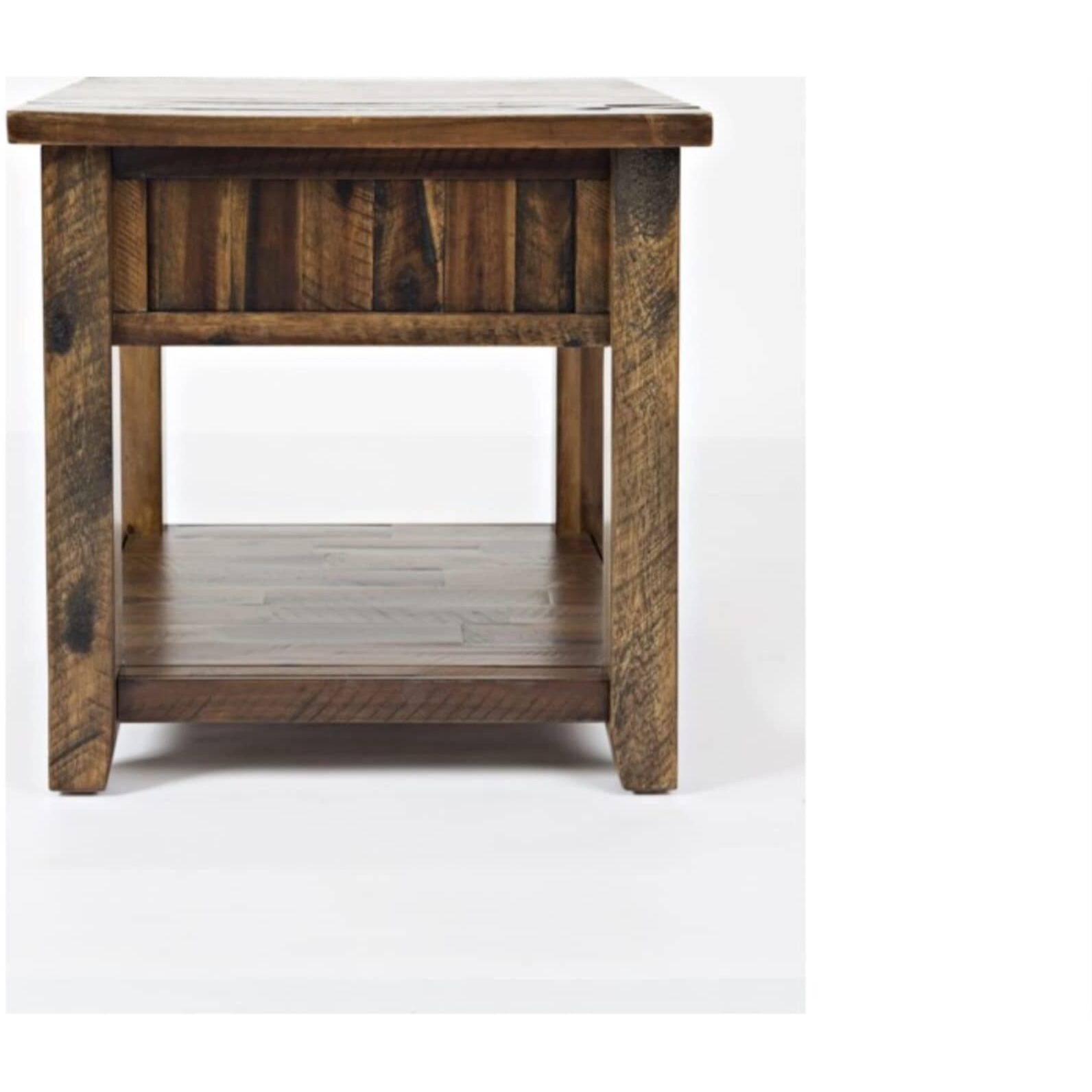 Jofran Inc. Artisan's Craft Farmhouse Solid Acacia End Table