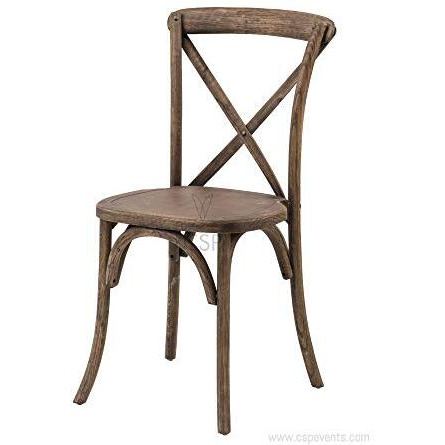 Commerical Seating Products Dark Walnut Crossback Dining Chairs