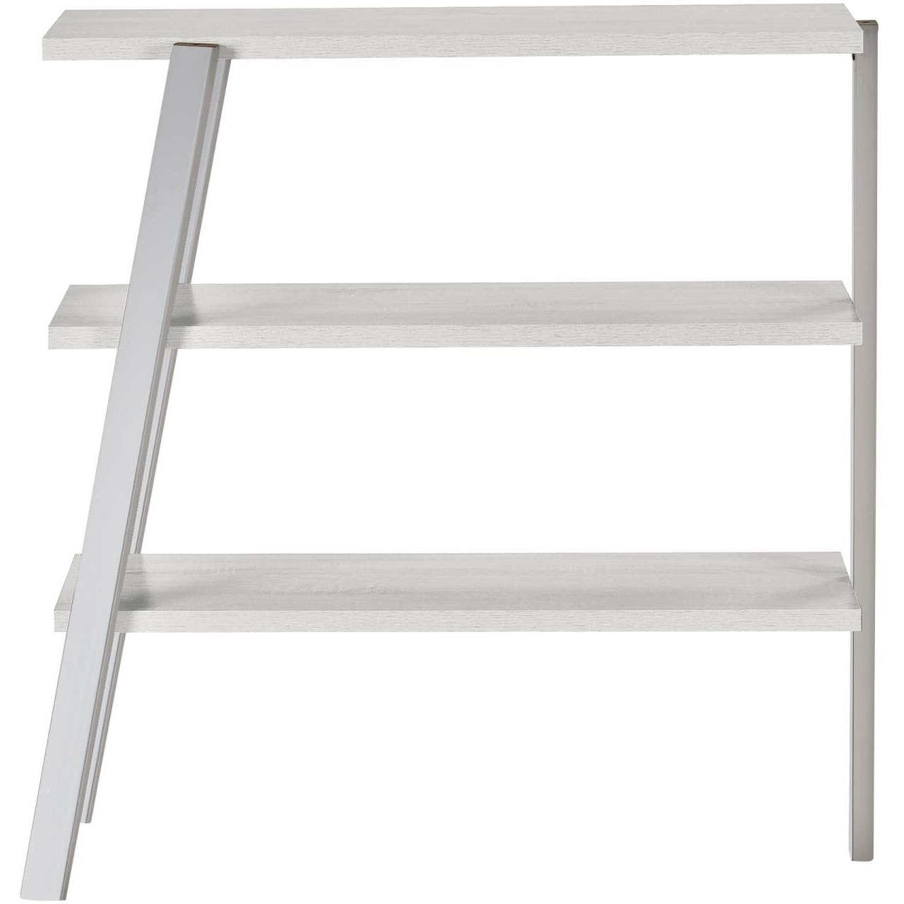 Mirella 3 Shelf Bookshelf White Ash