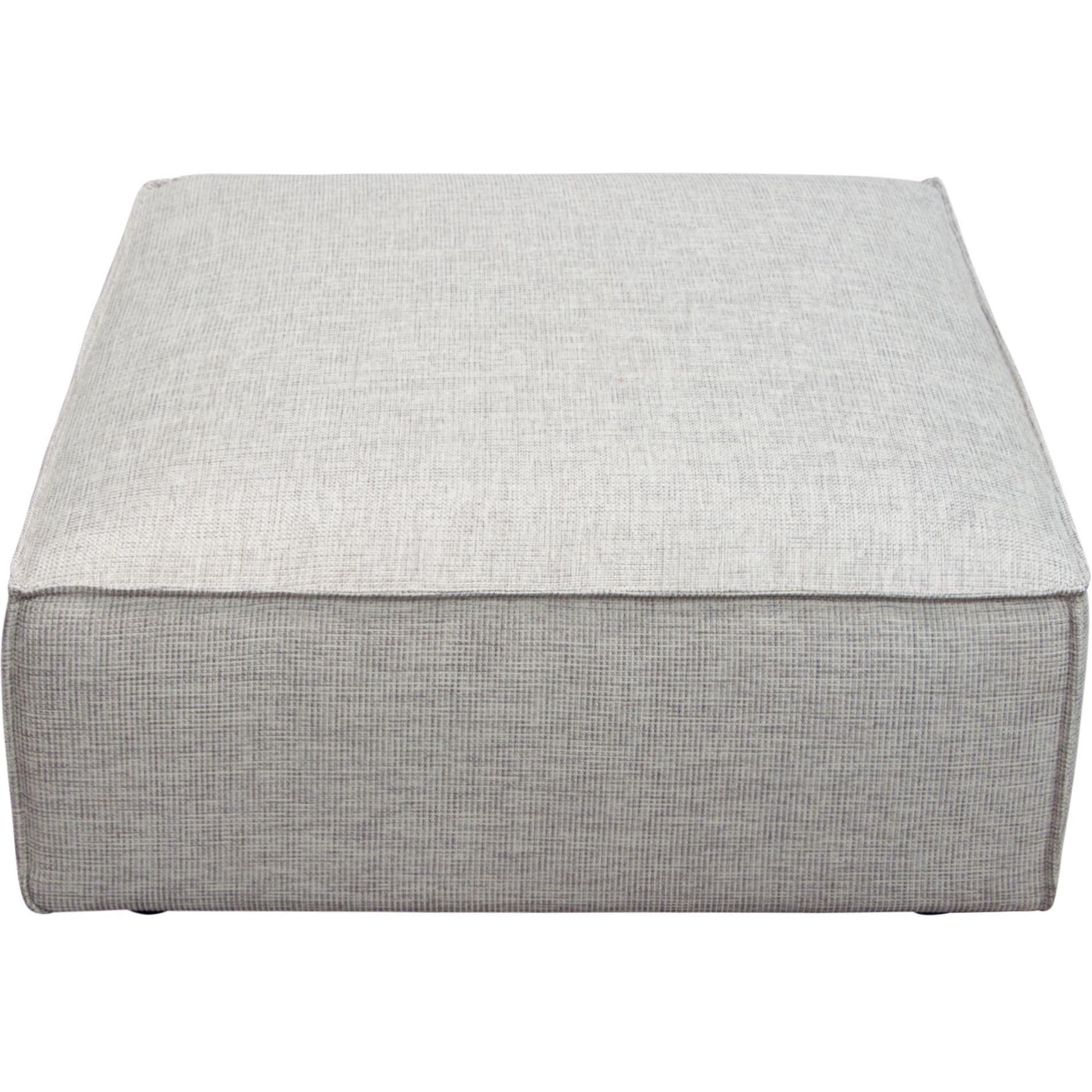 Vice Square Ottoman In Barley Fabric By Diamond Sofa