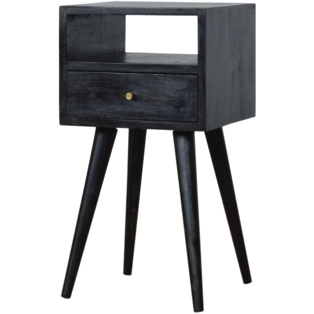 Mini Ash Black Bedside