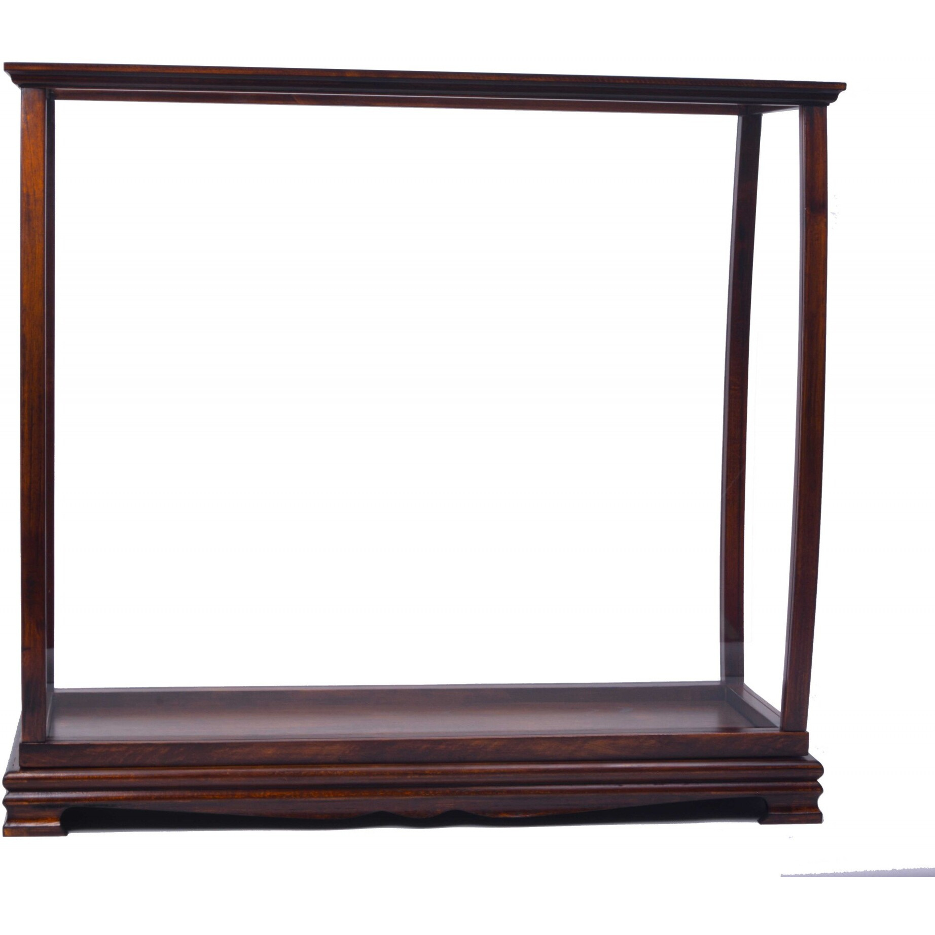 13"" X 34"" X 31.5"" Classic Brown For Midsize Tall Ship  Display Case