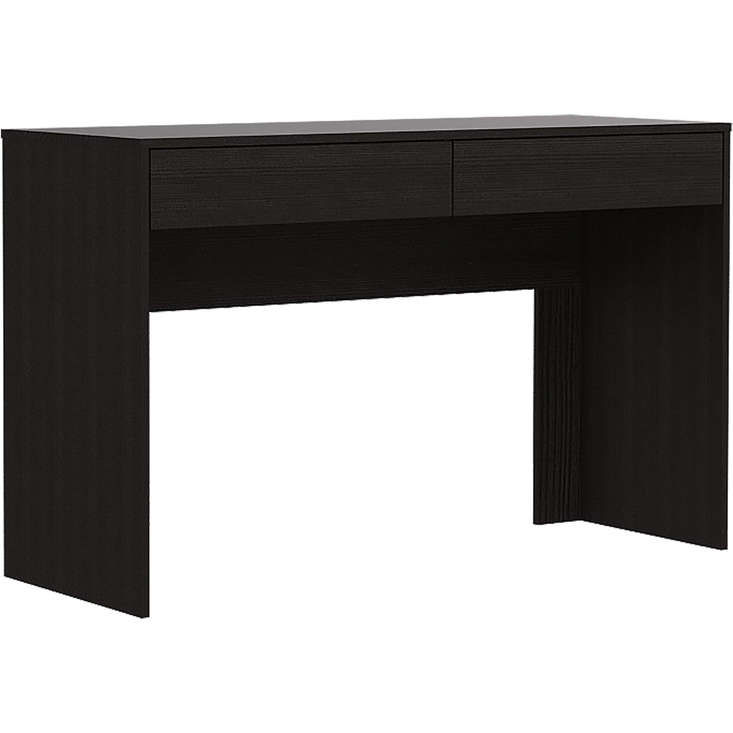 Acanto 2 Drawer Computer Desk Black Wengue