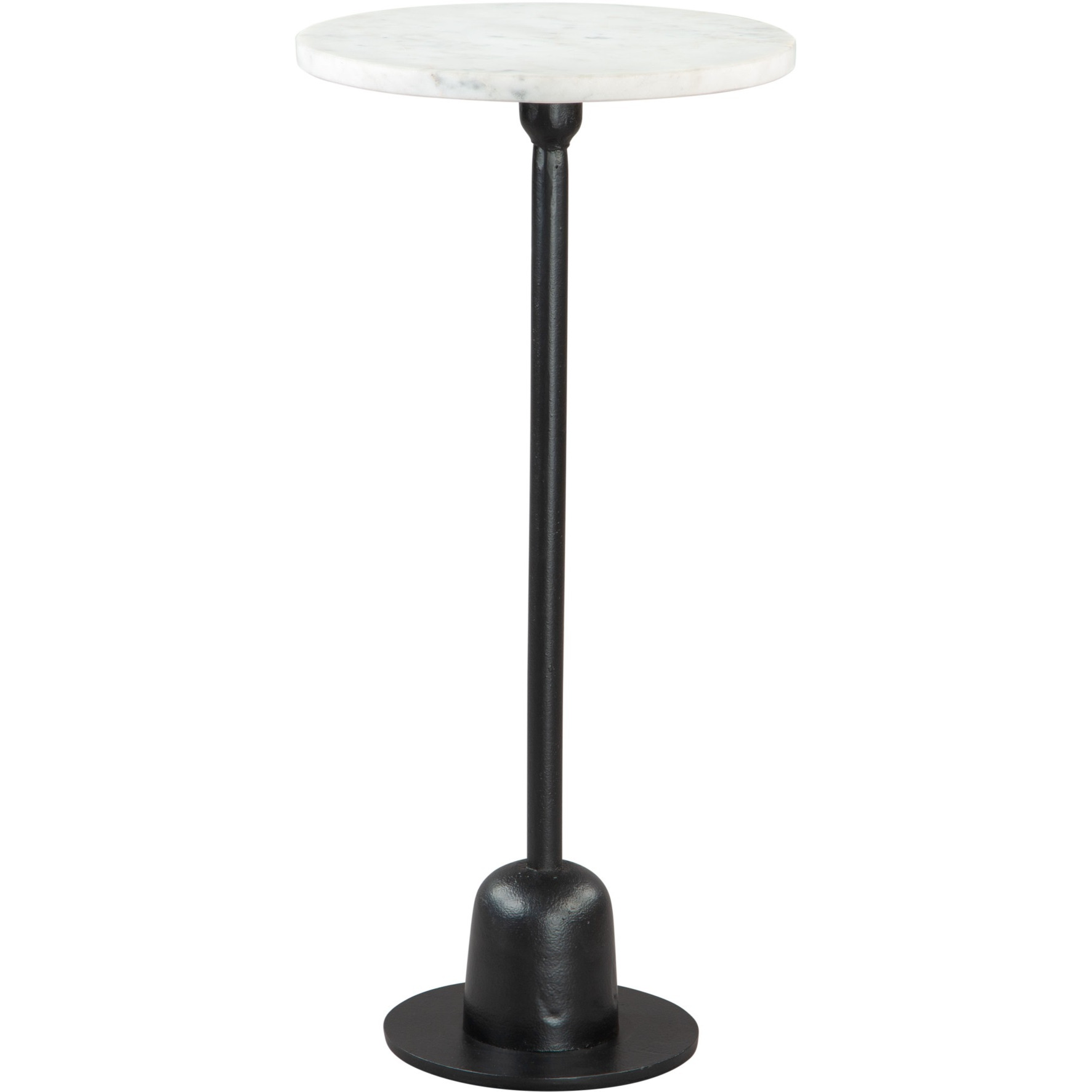 Woozy Side Table White And Black