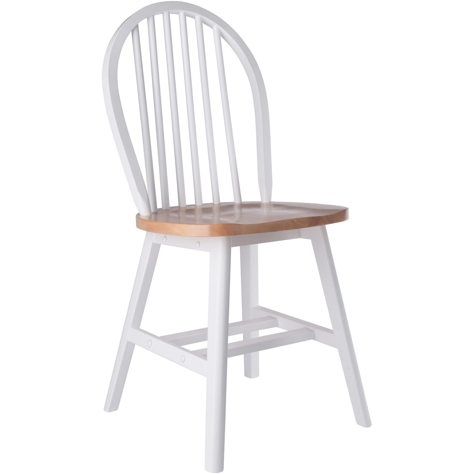 Windsor 2-Pc Set Chairs  Natural/White Finish