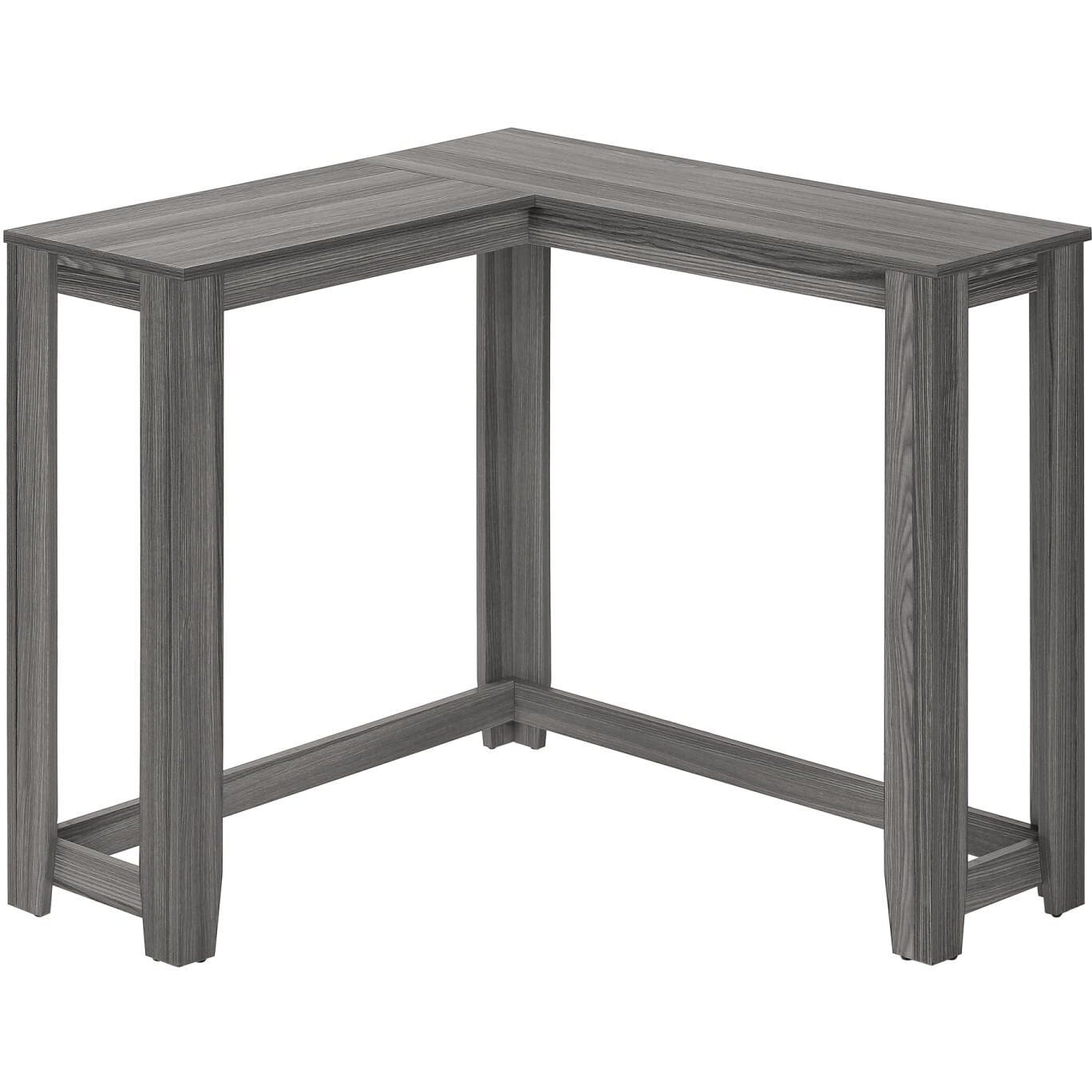 Accent Table  Console  Entryway  Narrow  Corner  Living Room  Bedroom  Laminate  Grey  Contemporary  Modern