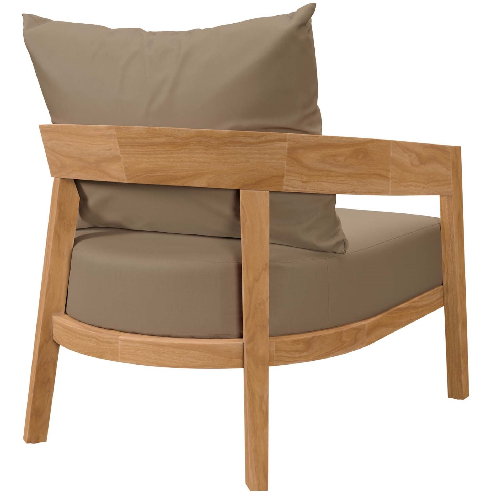 Brisbane Teak Wood Outdoor Patio Armchair