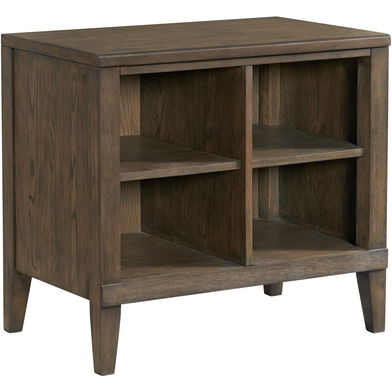 30"" Bunching Open Cabinet In Weathered Vintage Oak