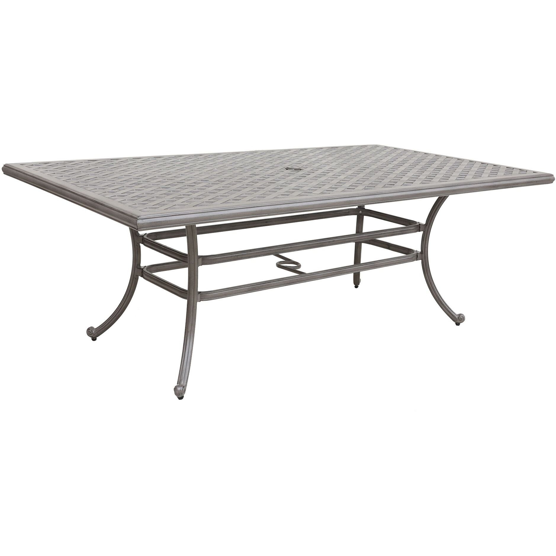 46X86 Inch Cast Aluminum Rectangle Table(D0102H5L58X)