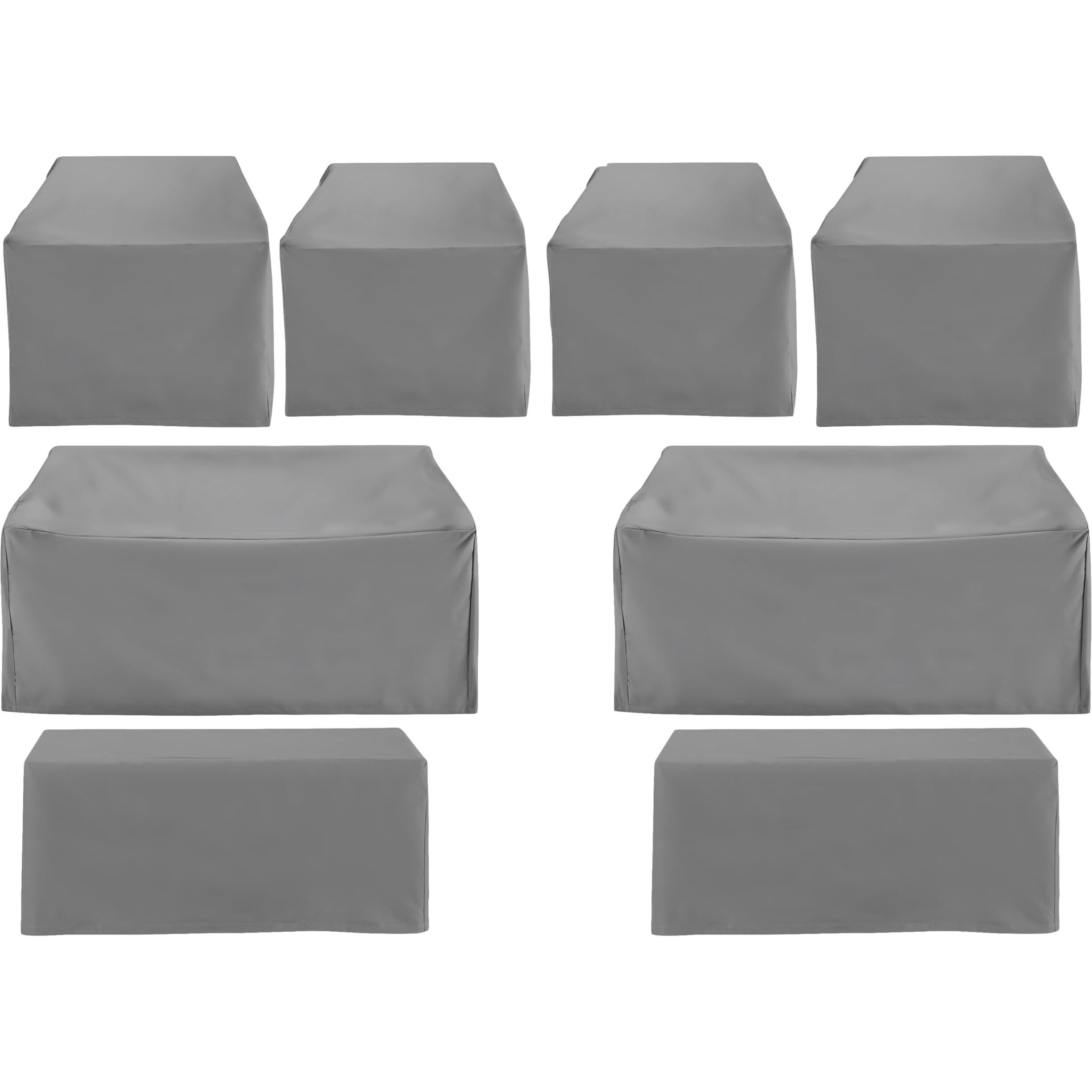 8Pc Outdoor Furniture Cover Set