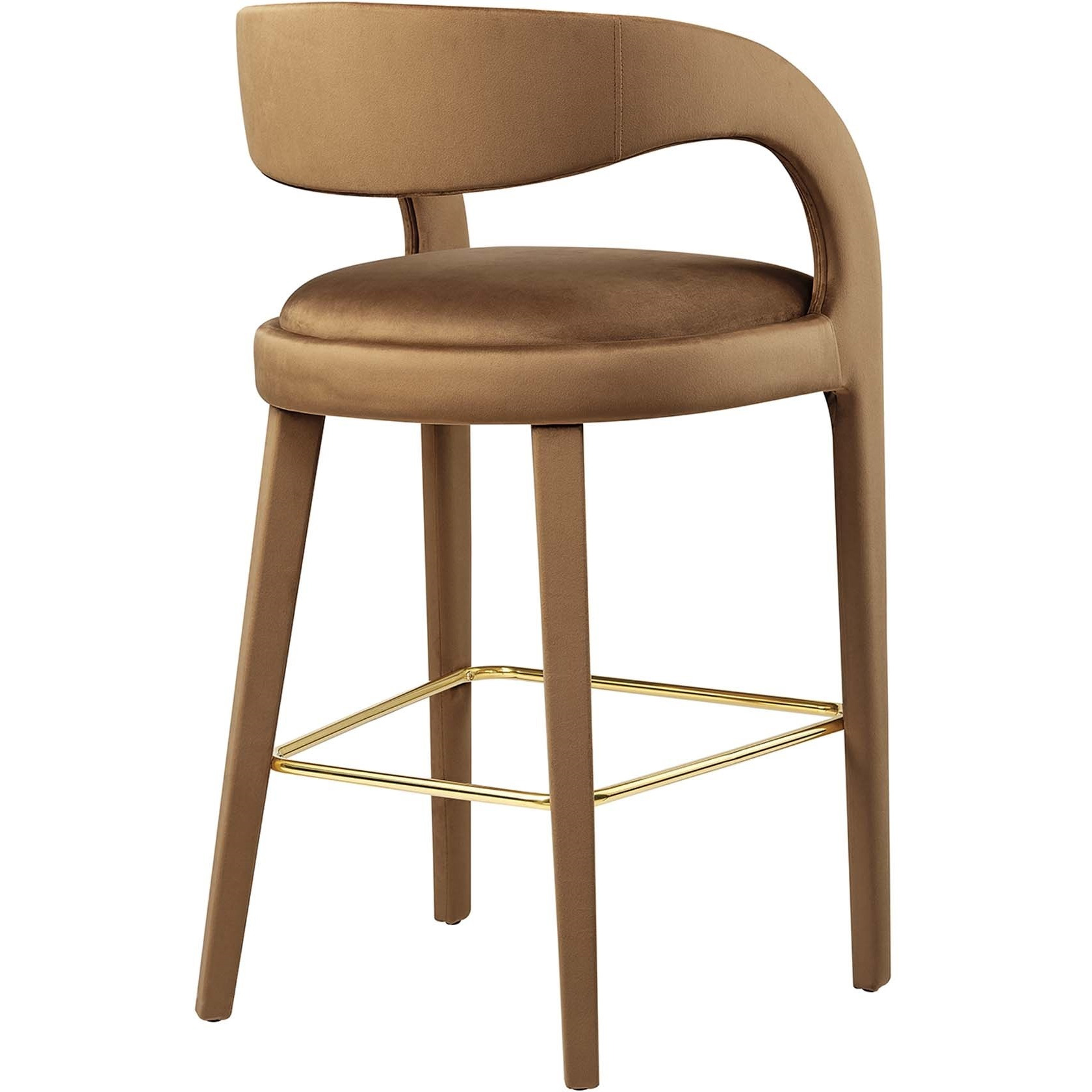 Pinnacle Performance Velvet Bar Stool Set Of Two