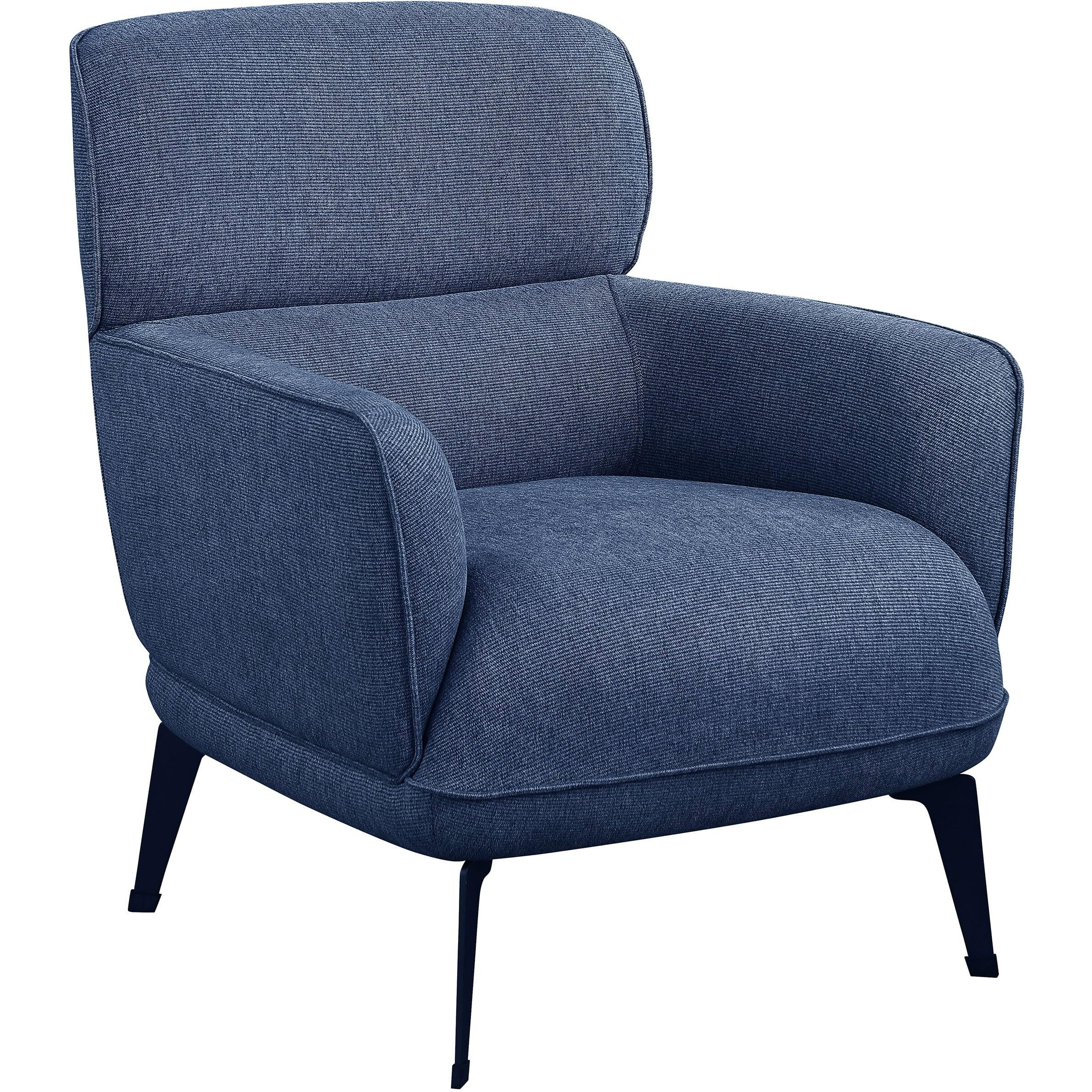 Andrea Heavy Duty High Back Accent Chair Blue