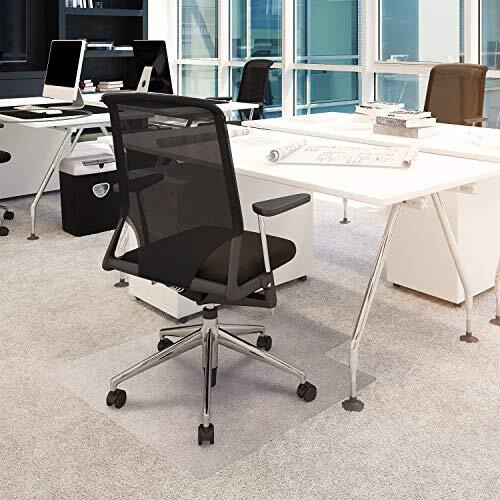 Floortex Basic Chair Mat With Lip 48"" X 36"" For Low Pile Carpets