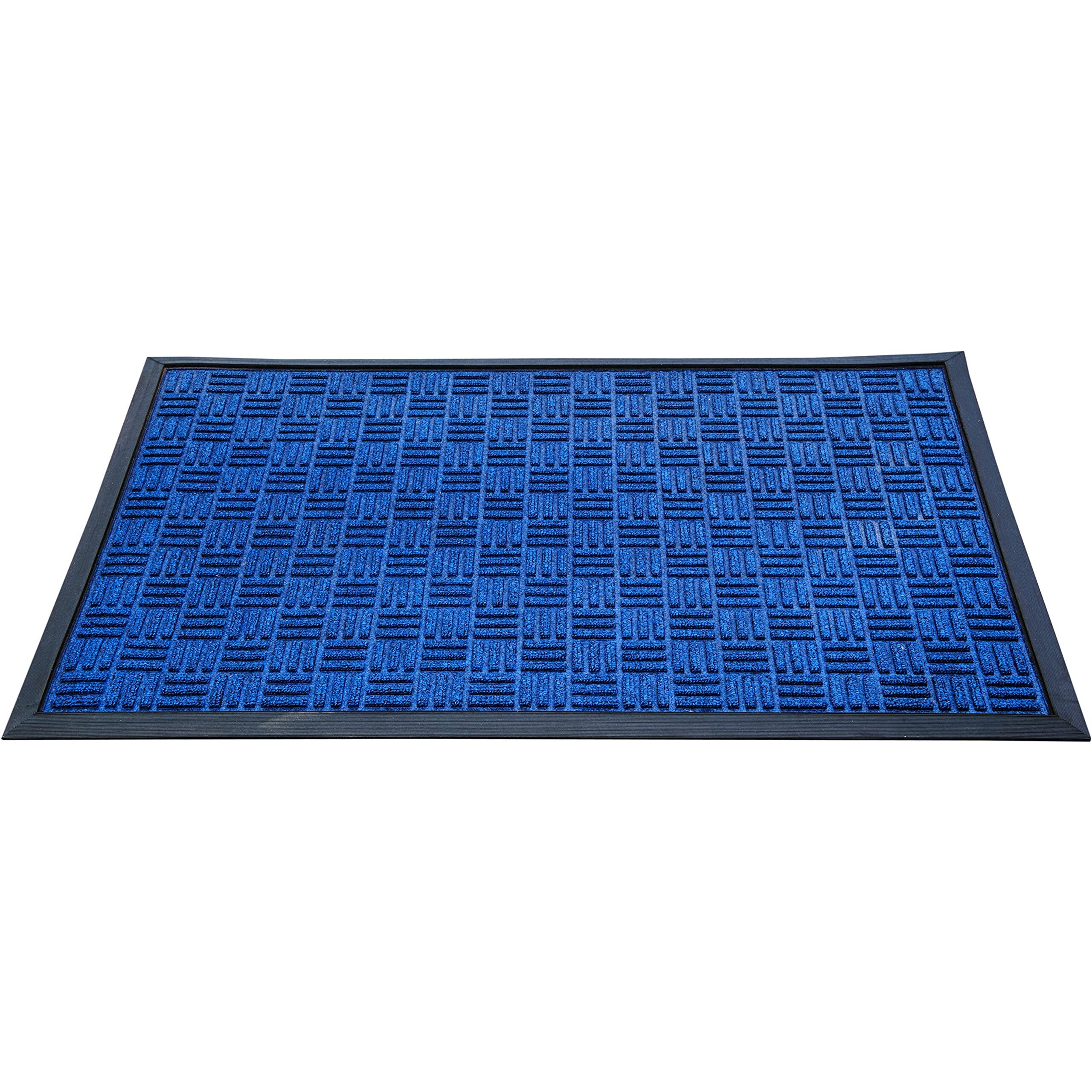 Floortex Doortex Ribmat Blue Heavy Duty Indoor And Outdoor Entrance Mat 32 X 48