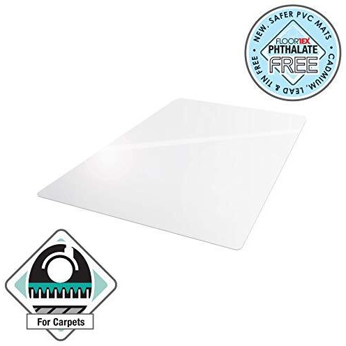 Advantagemat Vinyl Rectangular Chair Mat For Carpets Up To 1/4"" - 30"" X 48""