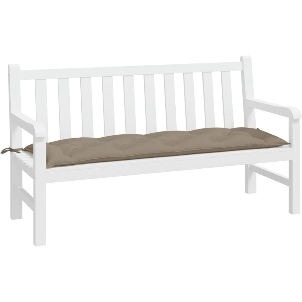 Vidaxl Garden Bench Cushion Taupe 59.1"&quotX19.7"&quotX2.8"" Fabric