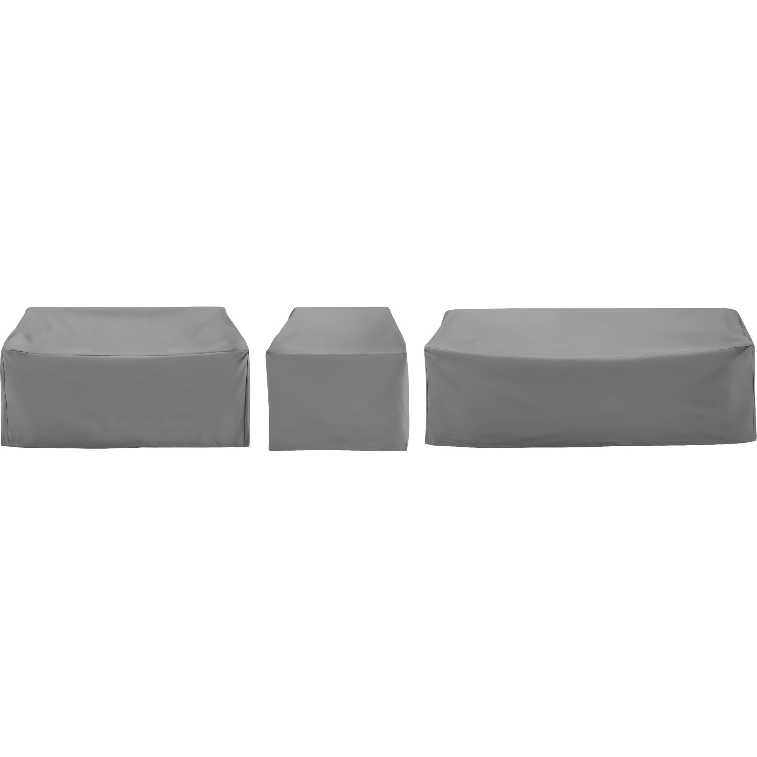 3Pc Outdoor Sectional Furniture Cover Set