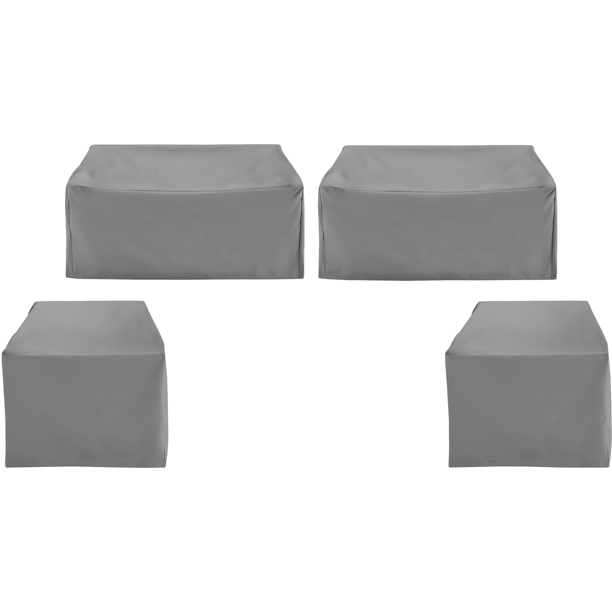 4Pc Outdoor Sectional Furniture Cover Set