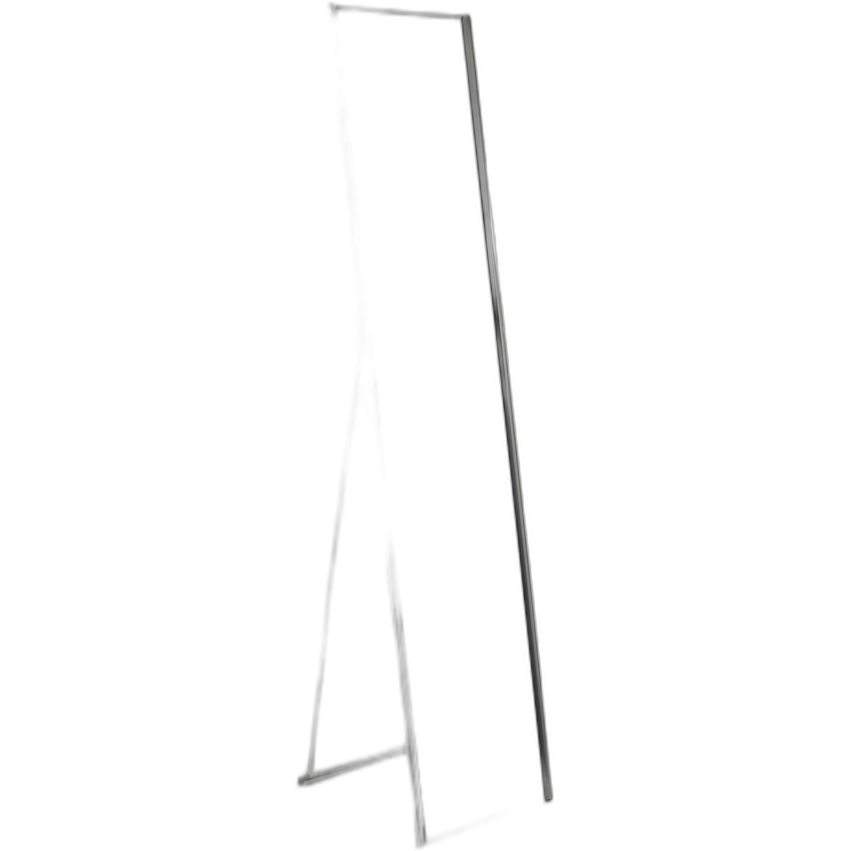 13.5"" X 14.5"" X 59"" Brushed Steel  Floor Mirror