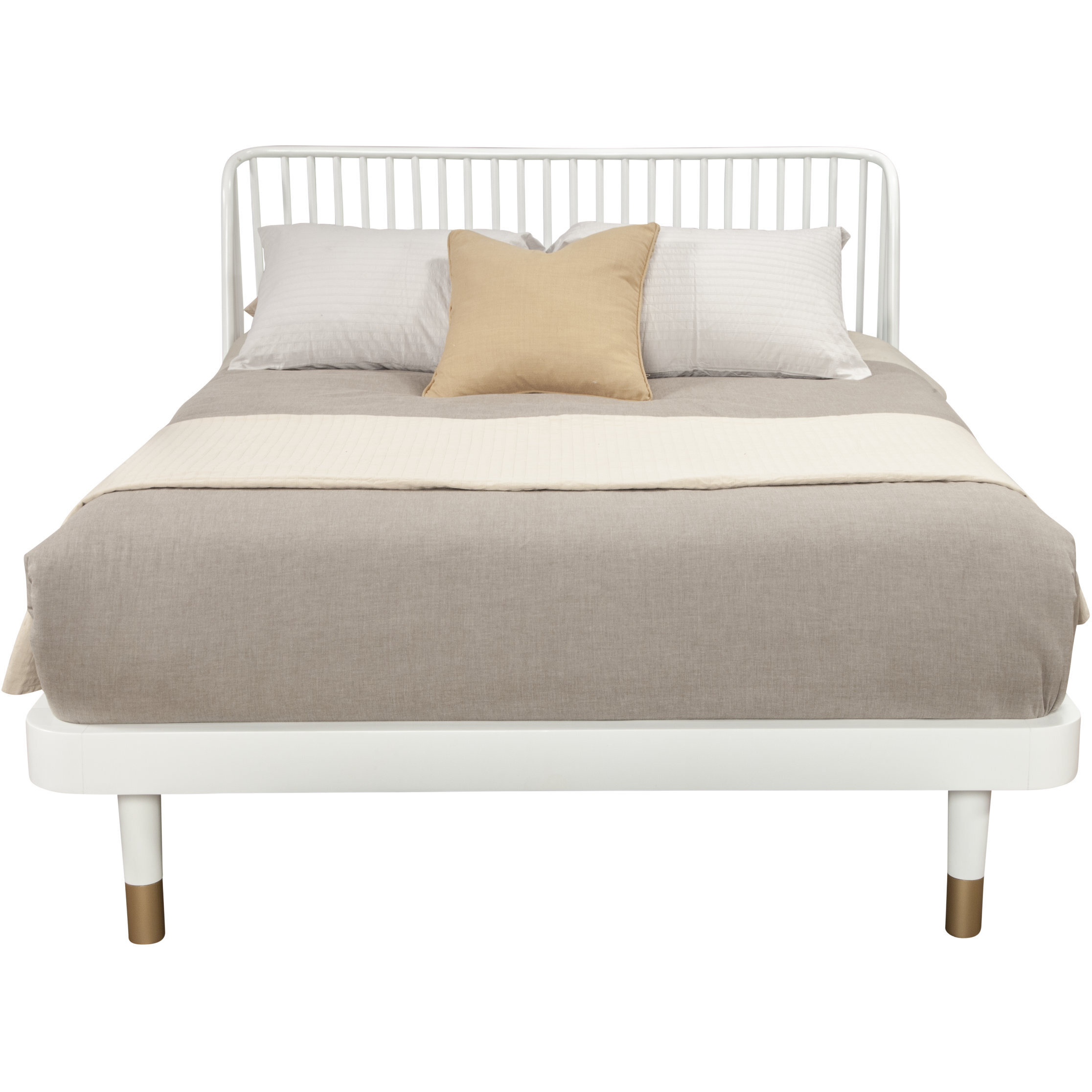 Madelyn Standard King Slat Back Platform Bed