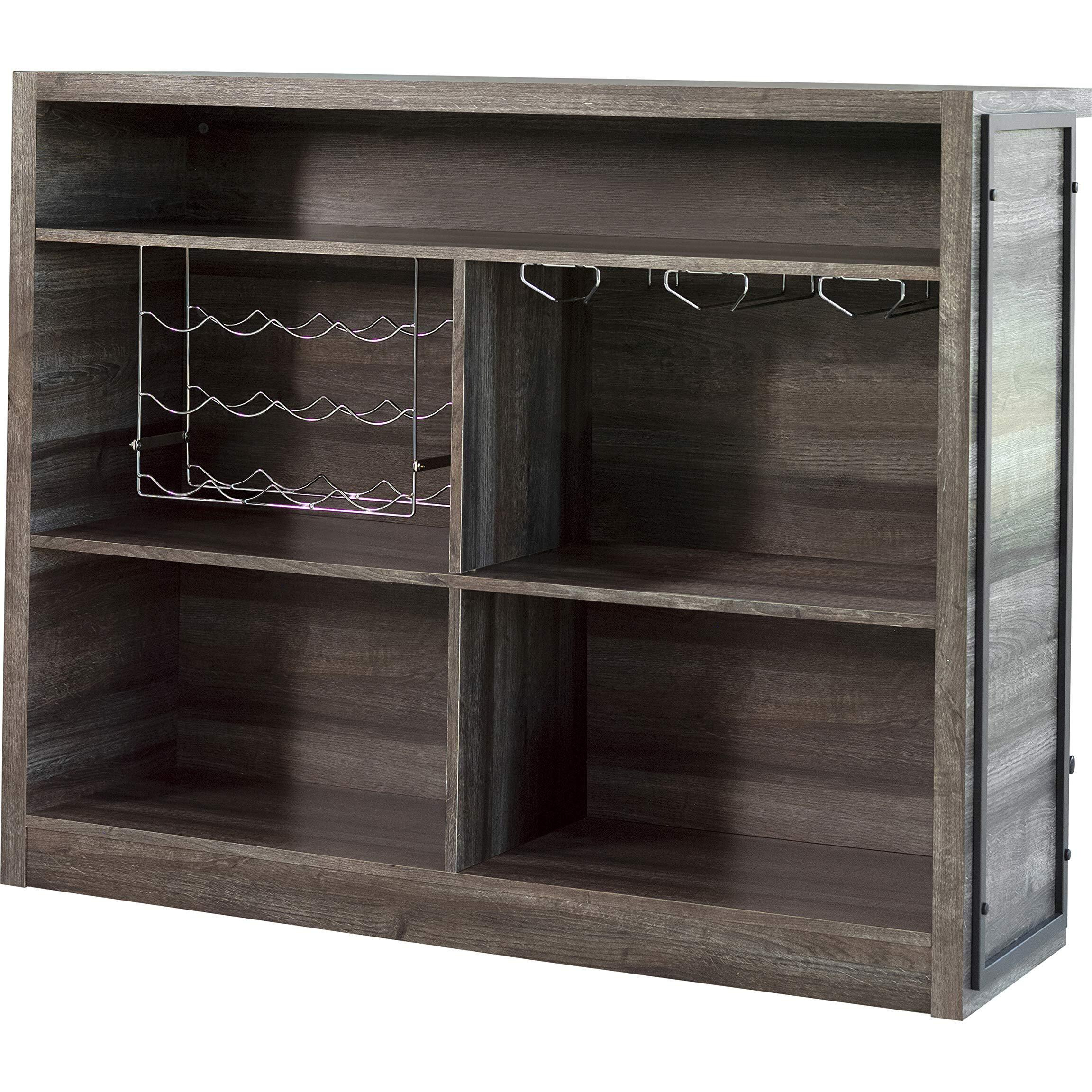 Joe 5-Shelf Bar Unit Aged Oak