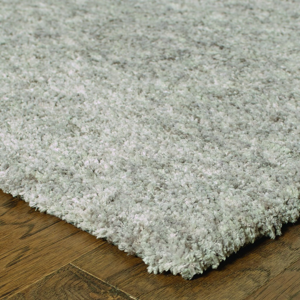 10 X 13 Modern Shaggy Soft Gray Indoor Area Rug