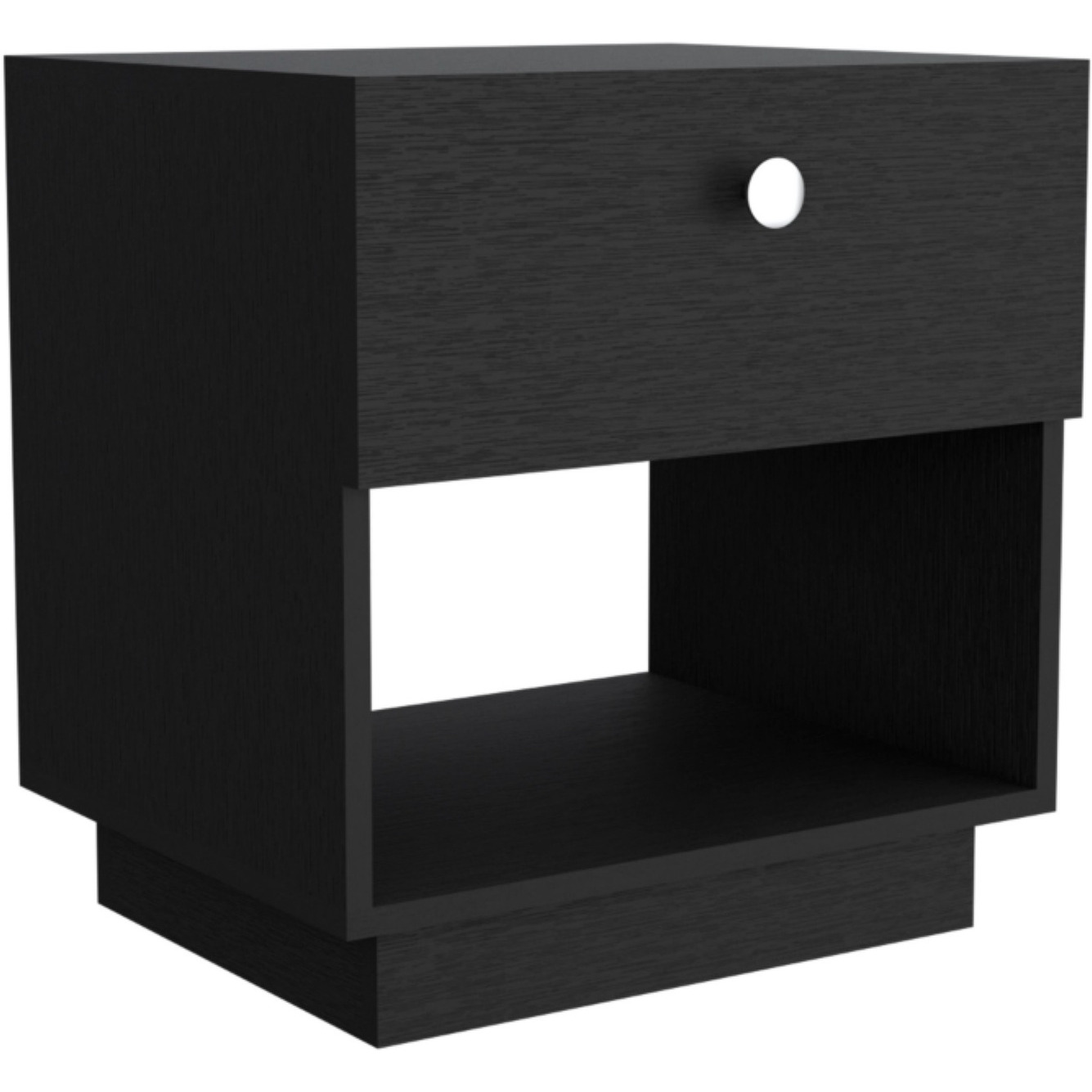 Paris 1 Drawer Nightstand -Bedroom-Wengue