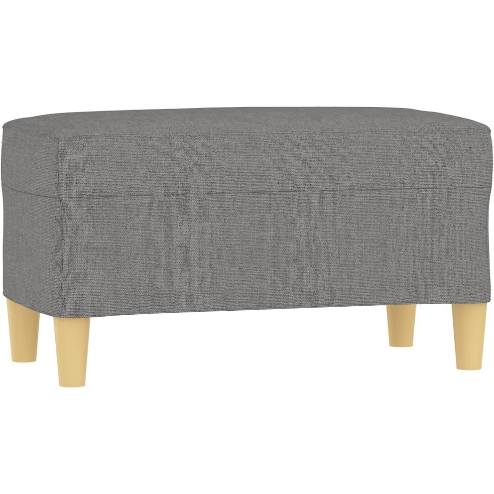 Vidaxl Bench Dark Gray 27.6"&quotX13.8"&quotX16.1"" Fabric