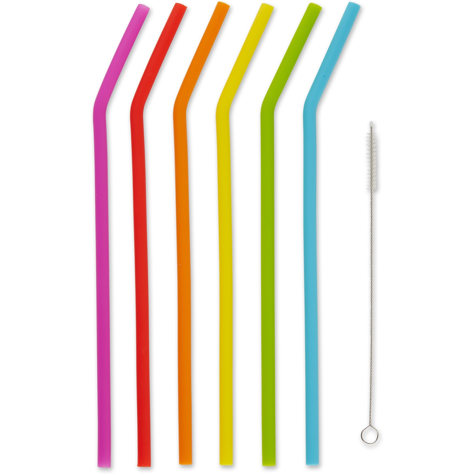 Rsvp 10In Silicone Straw Set Of 6