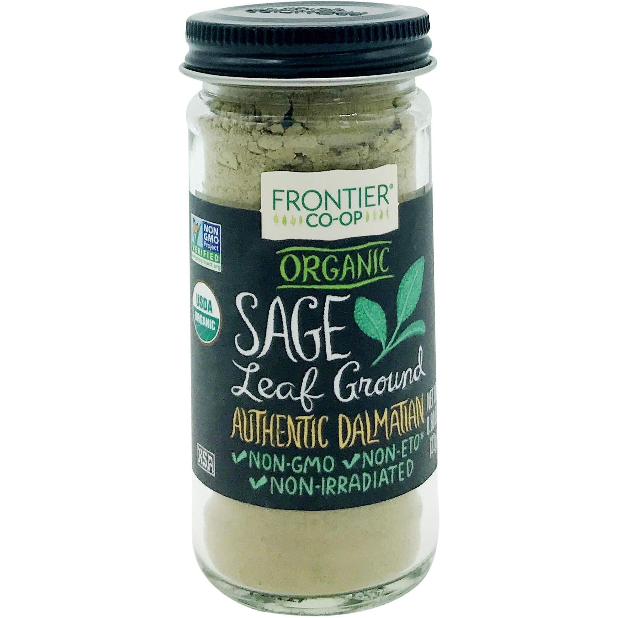 Frontier Herb Sage Leaf - Organic - ground - 8 Oz(D0102H5W808)