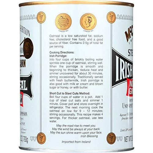 MCCANN OATMEAL IRISH CAN-28 OZ -Pack of 12