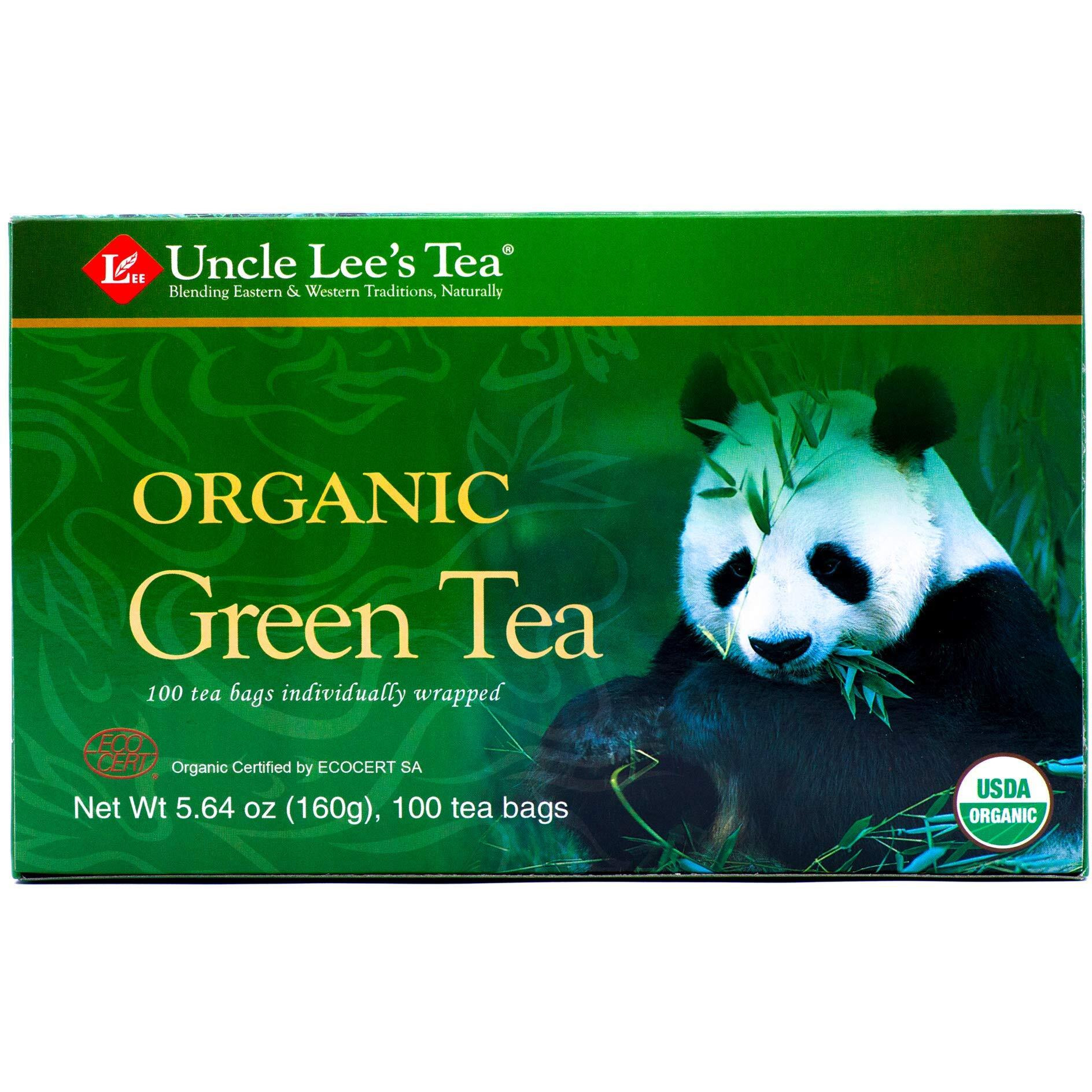 Uncle Lee's Legends of China Organic Green Tea - 100 Tea Bags(D0102HH9A4T.)