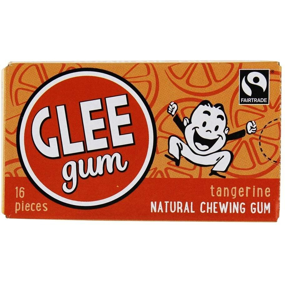 glee gum chewing gum - Tangerine - case Of 12 - 16 Pieces(D0102H5KDLX)