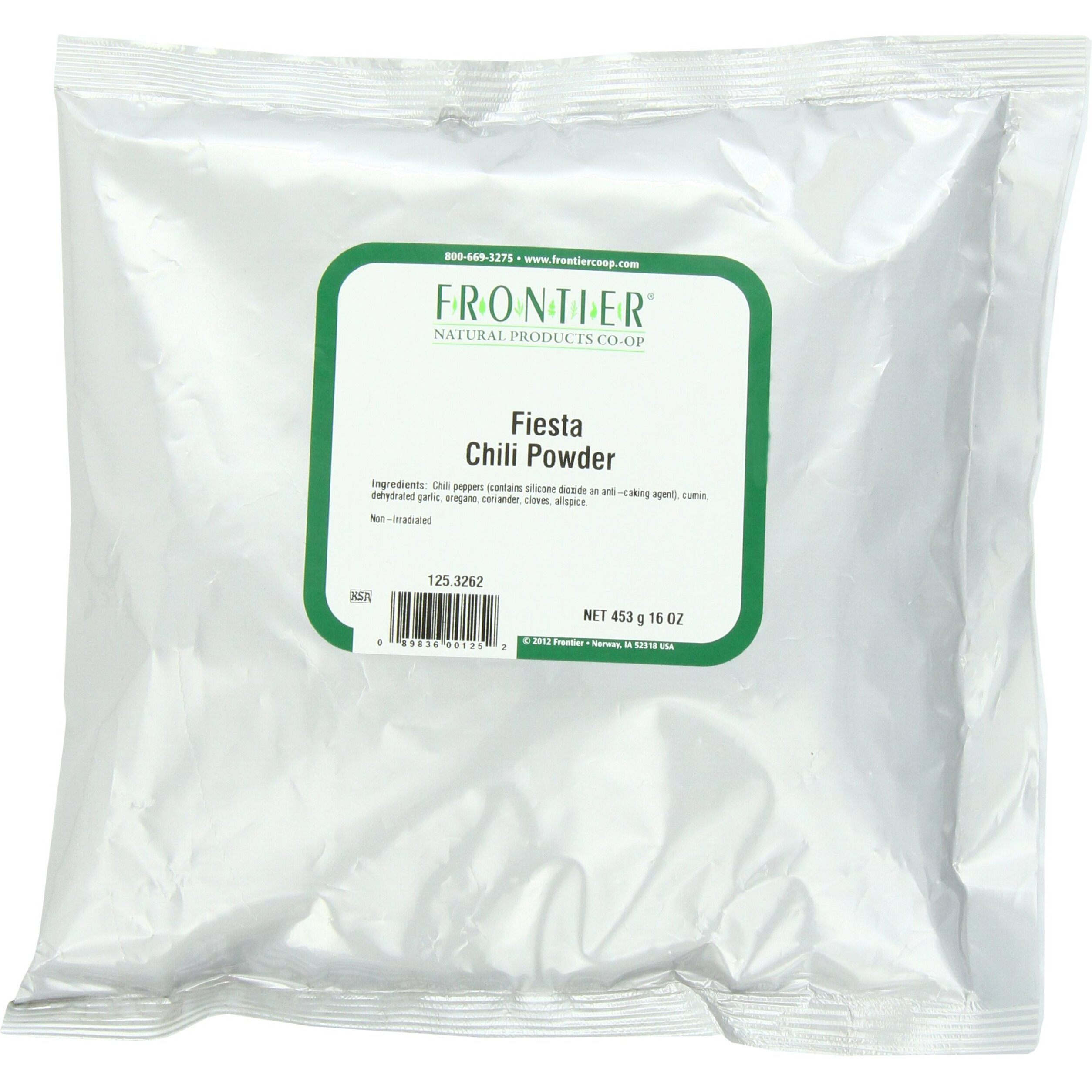 Frontier Herb chili Powder Seasoning Blend Fiesta - Single Bulk Item - 1lb(D0102H5WW38)