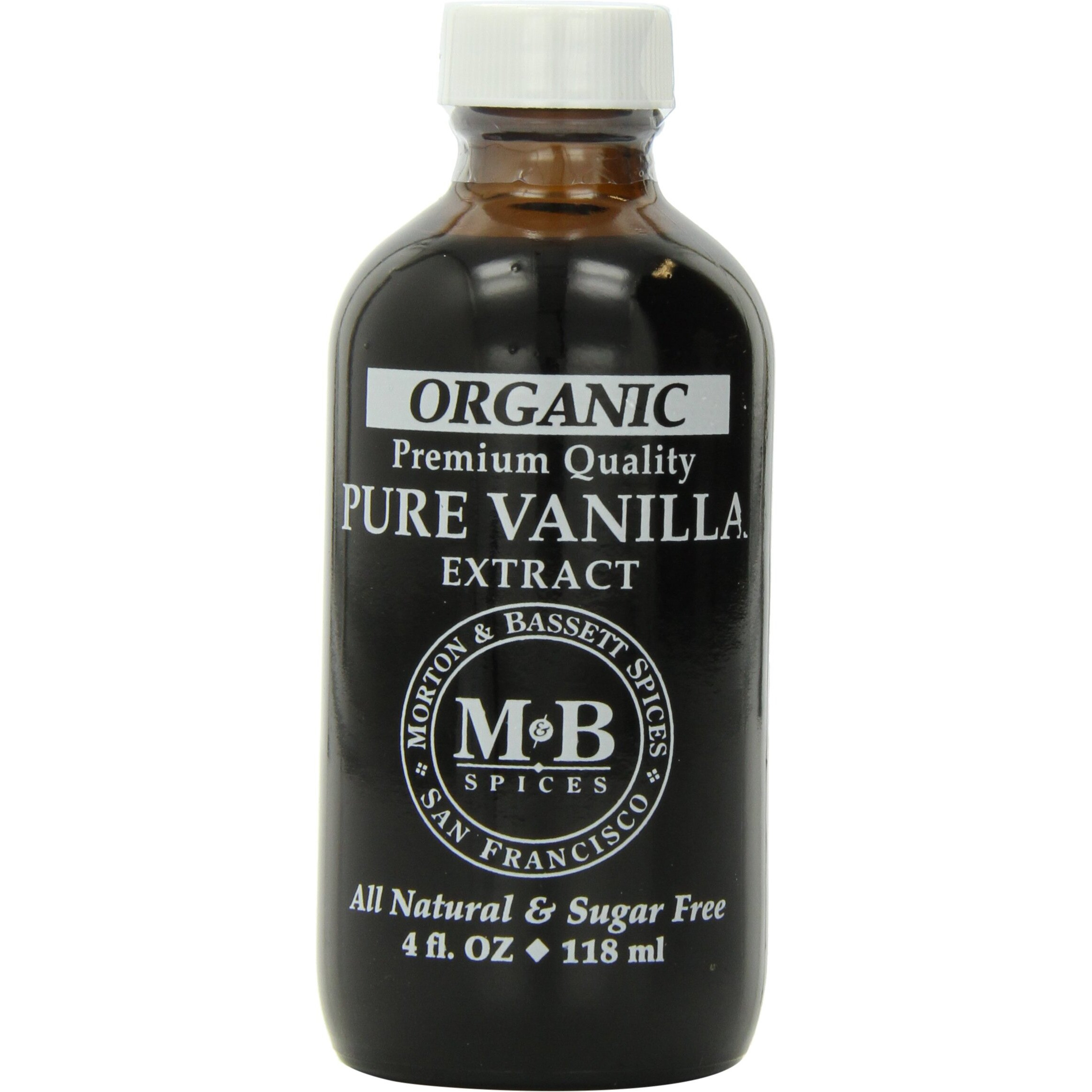 M&b Spices Organic Pure Vanilla Extract - case Of 3 - 4 Oz(D0102H5WT9X)