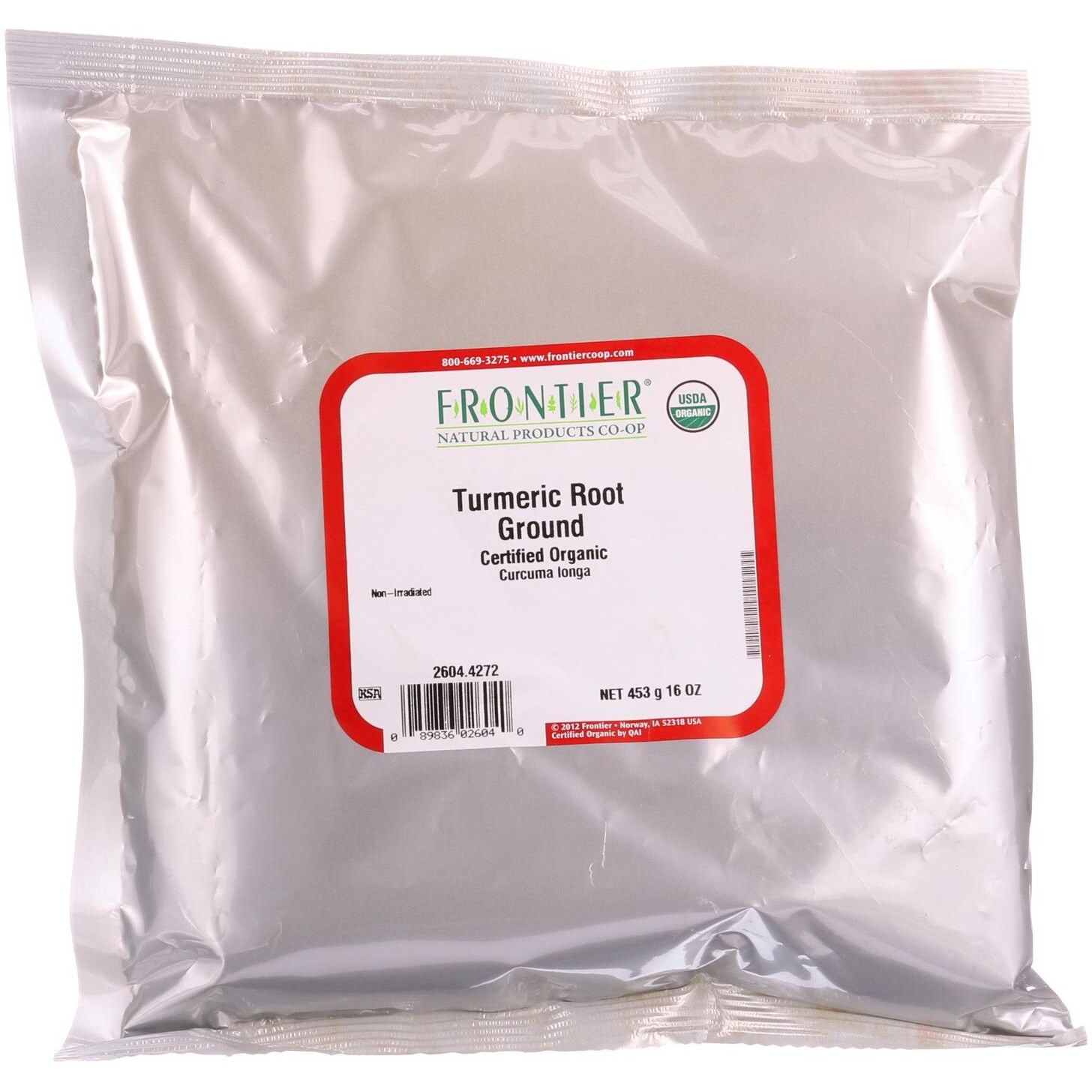 Frontier Herb Turmeric Root - Organic - Powder - ground - Bulk - 1 Lb(D0102H5WTIP)