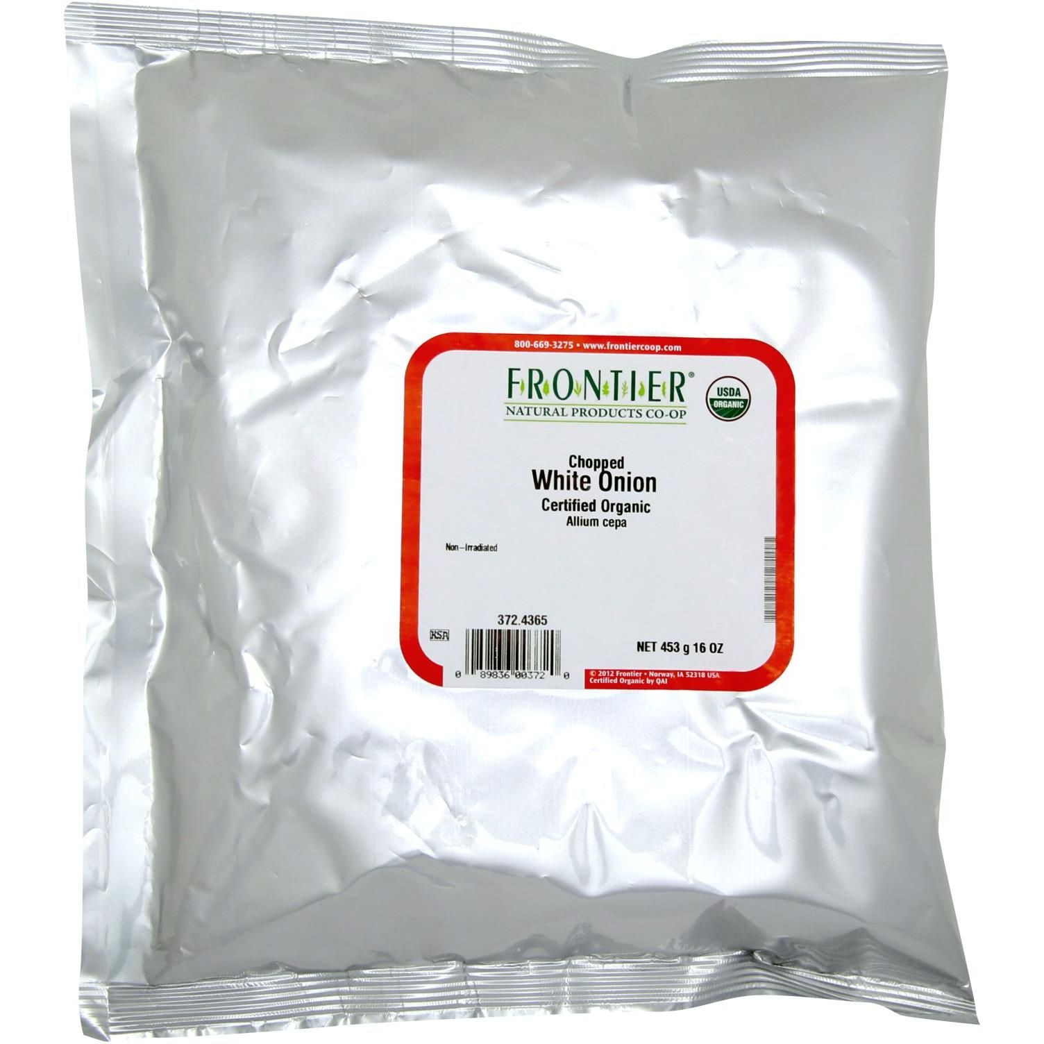 Frontier Herb Onion Organic White chopped - Single Bulk Item - 1lb(D0102H5WUXJ)